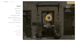Desktop Screenshot of hotelrecamier.com